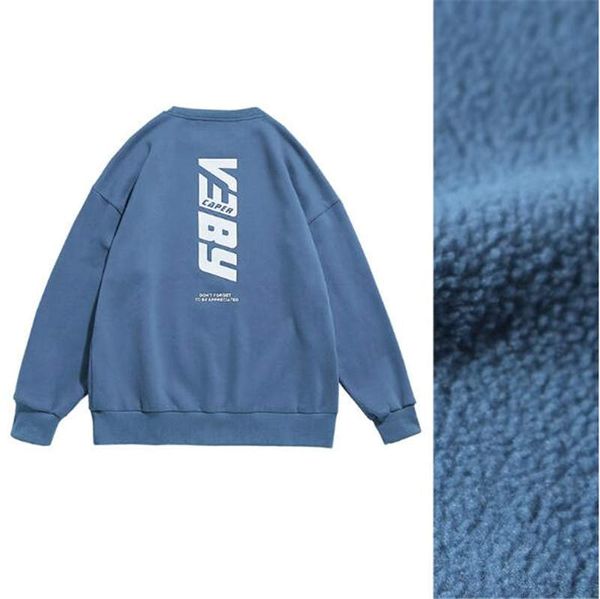 the main push 20 autumn and winter new plus velvet sweater men's loose round neck pullover printing couple, Black
the main push 20 autumn and winter new plus velvet sweater men's loose round neck pullover printing couple, Black
