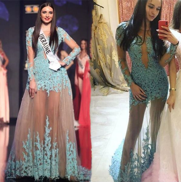 backless nude and sky blue lace prom dresses a line 2021 appliqued sheer plunging v-neck illusion long sleeves pageant dress evening, Black
backless nude and sky blue lace prom dresses a line 2021 appliqued sheer plunging v-neck illusion long sleeves pageant dress evening, Black