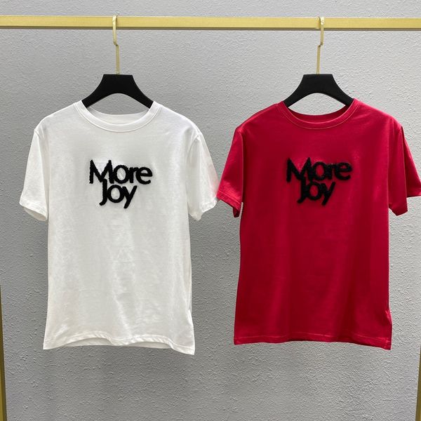 spring and summer 2021 new letter embroidered short sleeve t-shirt women's round neck pullover fashion loose trend women's wear, White
spring and summer 2021 new letter embroidered short sleeve t-shirt women's round neck pullover fashion loose trend women's wear, White
