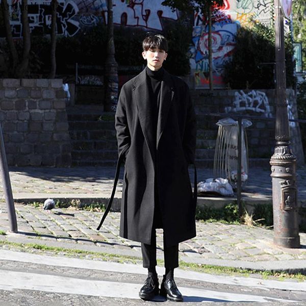 men's wool & blends aremomuwha japanese windbreaker men's long section thick warm coat tide loose woolen korean version1, Black
men's wool & blends aremomuwha japanese windbreaker men's long section thick warm coat tide loose woolen korean version1, Black
