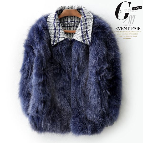 wool double face female korean fox fur winter jacket for woman tloor0990 y1393 noho, Black
wool double face female korean fox fur winter jacket for woman tloor0990 y1393 noho, Black