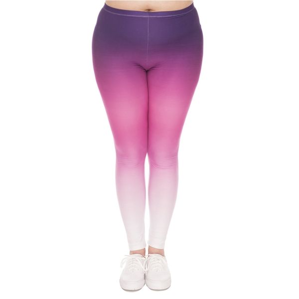 fashion large size leggings gradient color printed high waist leggins plus size trousers stretch pants for plump women y200904, Black
fashion large size leggings gradient color printed high waist leggins plus size trousers stretch pants for plump women y200904, Black