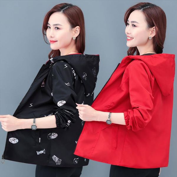 2020 autumn windbreak female jacket women hooded coats casual basic jackets two side wear cartoon print outwear plus size 4xl, Black;brown
2020 autumn windbreak female jacket women hooded coats casual basic jackets two side wear cartoon print outwear plus size 4xl, Black;brown