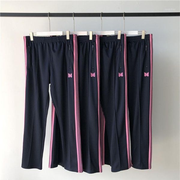pink stripes butterfly embroidery needles awge sweatpants japan drawstring jogger needles trousers men women tag awge pants1, Black
pink stripes butterfly embroidery needles awge sweatpants japan drawstring jogger needles trousers men women tag awge pants1, Black