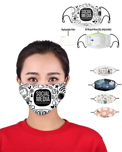 designer face masks printing mask with filter washable dustproof respirator outdoor cute animal print masks for women men
designer face masks printing mask with filter washable dustproof respirator outdoor cute animal print masks for women men