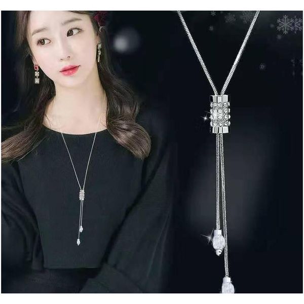 sweater chain pendants necklaces quality shine jewelry austrian crystal fashion swan star lucky flowers fox danc wmtzve dh_seller2010, Silver
sweater chain pendants necklaces quality shine jewelry austrian crystal fashion swan star lucky flowers fox danc wmtzve dh_seller2010, Silver