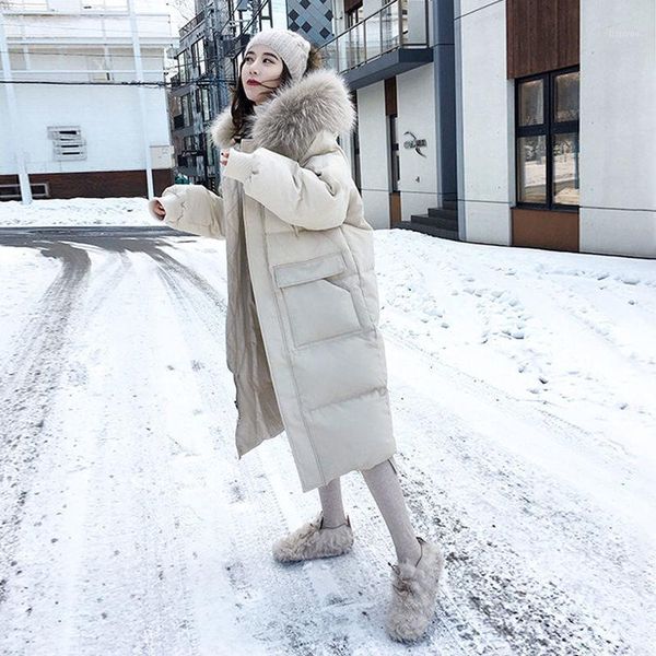 autumn and winter warm women's cotton-padded jacket long coat women's loose over-the-knee bread suit wool collar parker coat1, Black
autumn and winter warm women's cotton-padded jacket long coat women's loose over-the-knee bread suit wool collar parker coat1, Black