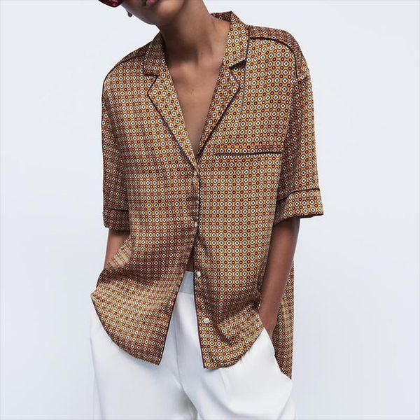 rr summer pajama style notched blouses women fashion loose printed shirts women elegant short sleeve female ladies hd, White
rr summer pajama style notched blouses women fashion loose printed shirts women elegant short sleeve female ladies hd, White