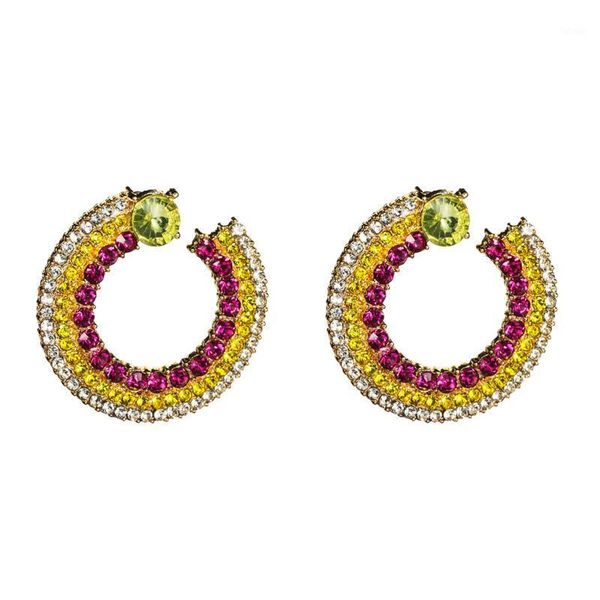 2020 round circle colorful crystal colorful hoop earrings for women wedding simulated pearl statement earrings jewelry gifts1, Golden;silver
2020 round circle colorful crystal colorful hoop earrings for women wedding simulated pearl statement earrings jewelry gifts1, Golden;silver