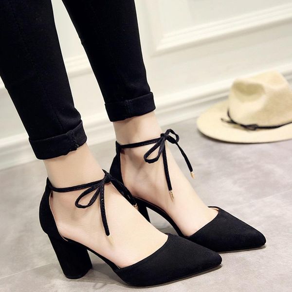 summer women shoes pointed toe pumps dress shoes high heels boat wedding tenis feminino side with straps drop ship, Black
summer women shoes pointed toe pumps dress shoes high heels boat wedding tenis feminino side with straps drop ship, Black