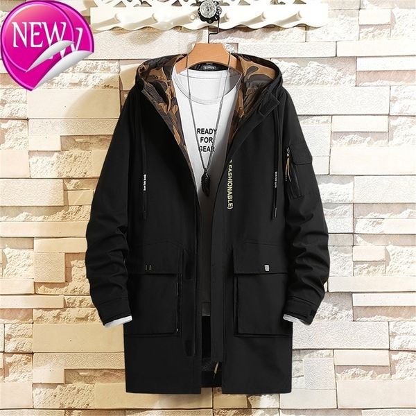 2020 casual men's windbreaker black blue jackets long trench coat for spring autumn winter clothes
2020 casual men's windbreaker black blue jackets long trench coat for spring autumn winter clothes