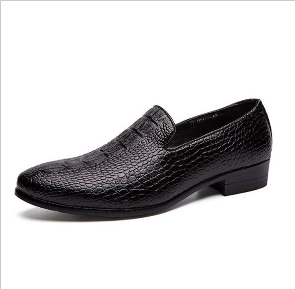 men loafers shoes fashion slip on leather loafers casual driving men dress shoes breathable men's flats moccasins shoe, Black
men loafers shoes fashion slip on leather loafers casual driving men dress shoes breathable men's flats moccasins shoe, Black