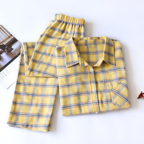 yellow plaid pajamas kimono japanese yukata cotton flannel spring and autumn men women cardigan long-sleeved home service suit1, Red
yellow plaid pajamas kimono japanese yukata cotton flannel spring and autumn men women cardigan long-sleeved home service suit1, Red