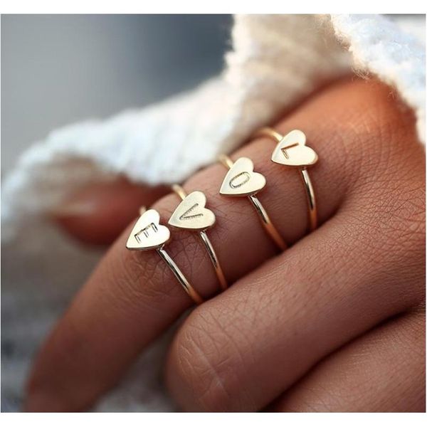 simple personality 26 letter ring european and american heart open ring wholesa sqcejh queen66, Silver
simple personality 26 letter ring european and american heart open ring wholesa sqcejh queen66, Silver
