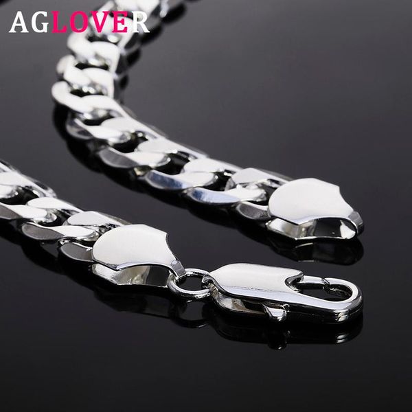 aglover 925 sterling silver cuban chain 12mm 18/20/22/24/26/28/30 inch side chain necklace for woman man fashion jewelry gift
aglover 925 sterling silver cuban chain 12mm 18/20/22/24/26/28/30 inch side chain necklace for woman man fashion jewelry gift