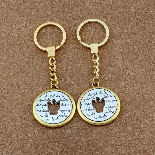 li 10pcs dulce guanda angel charms de pendant keychain travel protection diy jewelry a-241f, Silver
li 10pcs dulce guanda angel charms de pendant keychain travel protection diy jewelry a-241f, Silver