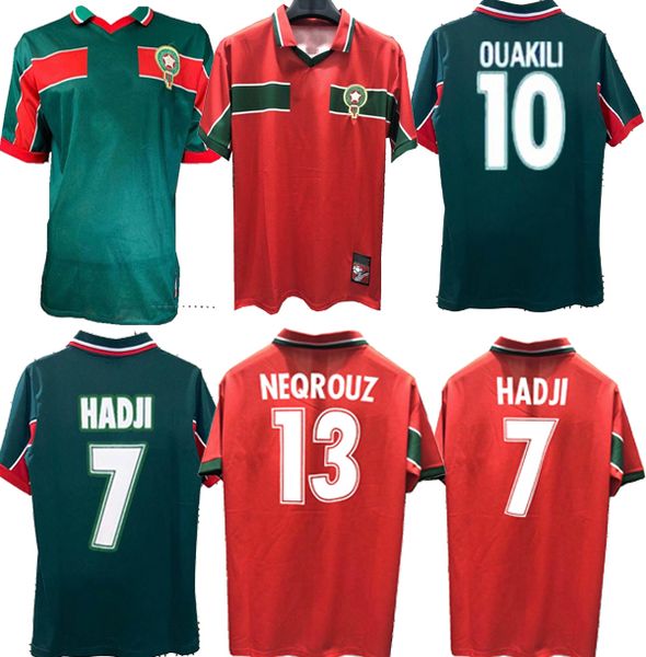 1998 retro morocco classic soccer jersey ouakili neqrouz bassir abrami ancient maillot el hadrioui hadji classic vintage football shirt, Black;yellow
1998 retro morocco classic soccer jersey ouakili neqrouz bassir abrami ancient maillot el hadrioui hadji classic vintage football shirt, Black;yellow