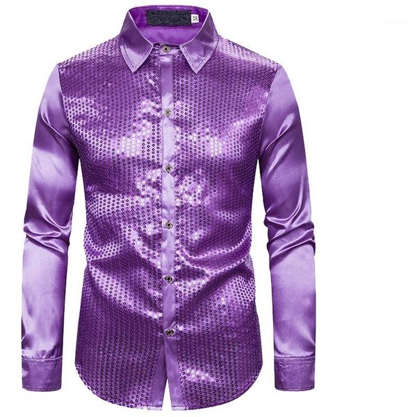 men's casual shirts fashionable men's long-sleeved sequin 2021 loose and comfortable men stage shirt european size s l xl xxl1, White;black
men's casual shirts fashionable men's long-sleeved sequin 2021 loose and comfortable men stage shirt european size s l xl xxl1, White;black