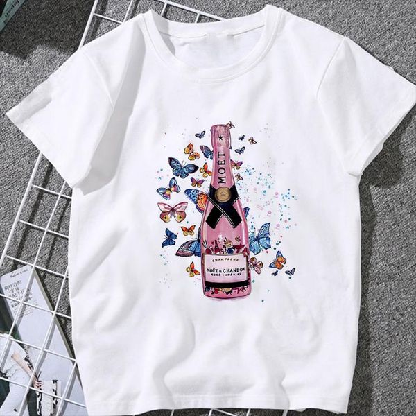 new summer womens t shirts harajuku leisure streetwear female tshirt fashion hipster o neck t shirt champagne print tee clothes, White
new summer womens t shirts harajuku leisure streetwear female tshirt fashion hipster o neck t shirt champagne print tee clothes, White