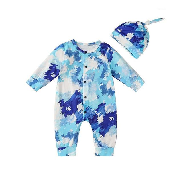 jumpsuits 2021 fashion tie dye born baby boy girl long sleeve rompers +hat outfits 2pcs1, Blue
jumpsuits 2021 fashion tie dye born baby boy girl long sleeve rompers +hat outfits 2pcs1, Blue