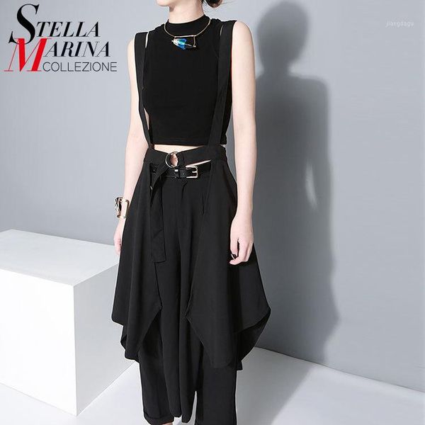 2016 new women european fashion black maxi skirt high waist suspender straps ruffles chiffon skirts female sun skirt femme 14311 
2016 new women european fashion black maxi skirt high waist suspender straps ruffles chiffon skirts female sun skirt femme 14311