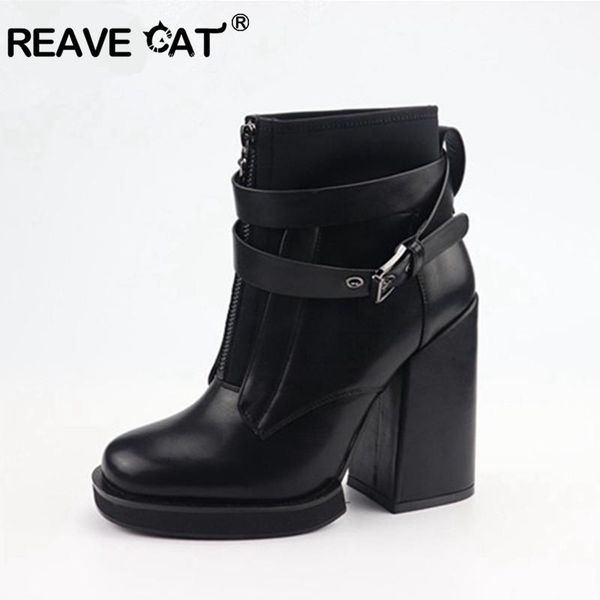 boots reave cat suede autumn fashion high heels ankle woman chunky winter platform shoes thick punk boot, Black
boots reave cat suede autumn fashion high heels ankle woman chunky winter platform shoes thick punk boot, Black