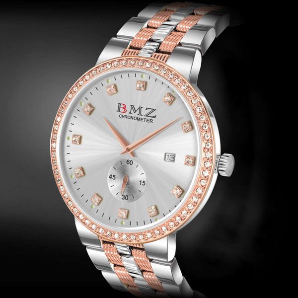 couple's fashion business men's watch student watch women's new calendar belt quartz watch, Slivery;brown
couple's fashion business men's watch student watch women's new calendar belt quartz watch, Slivery;brown