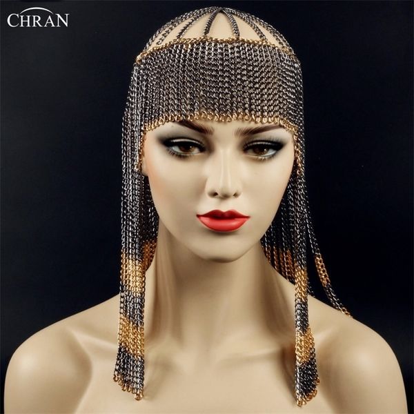 chran new luxury fashion women punk multi layer metal head chain jewelry forehead headband hair piece body jewelry crbj806 y200730, Silver
chran new luxury fashion women punk multi layer metal head chain jewelry forehead headband hair piece body jewelry crbj806 y200730, Silver