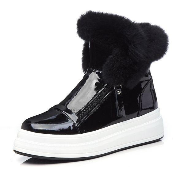 2021 new high-quality leather wedges black white heels winter snowboots snow ankle boots women's 6fzz
2021 new high-quality leather wedges black white heels winter snowboots snow ankle boots women's 6fzz