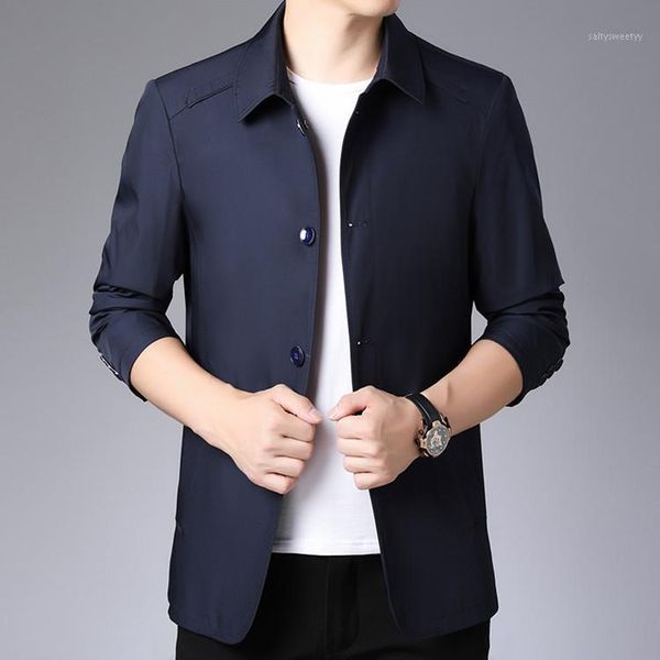 men's jackets fashion casual mens easy care jacket button men long sleeve autumn blue male coat plus size loose 1, Black;brown
men's jackets fashion casual mens easy care jacket button men long sleeve autumn blue male coat plus size loose 1, Black;brown