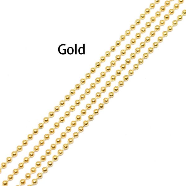 10m lot dia 1.2 1.5 2 mm black metal ball bead chains bulk for diy bracelet necklace jewelry findings making supplie h jllsvn, Silver
10m lot dia 1.2 1.5 2 mm black metal ball bead chains bulk for diy bracelet necklace jewelry findings making supplie h jllsvn, Silver