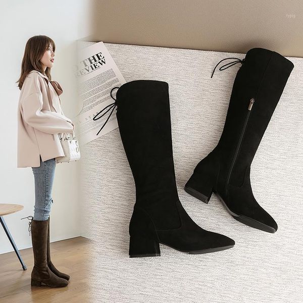 boots 2021 leather buckle strappy women snow shoes winter lady fur booties nubuck knee high female thick heel shoes1, Black
boots 2021 leather buckle strappy women snow shoes winter lady fur booties nubuck knee high female thick heel shoes1, Black