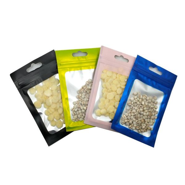 100pcs colorful matte clear aluminum foil zipper lock grocery packaging bag with hang hole food crafts sundries mylar pa wmtwqi
100pcs colorful matte clear aluminum foil zipper lock grocery packaging bag with hang hole food crafts sundries mylar pa wmtwqi