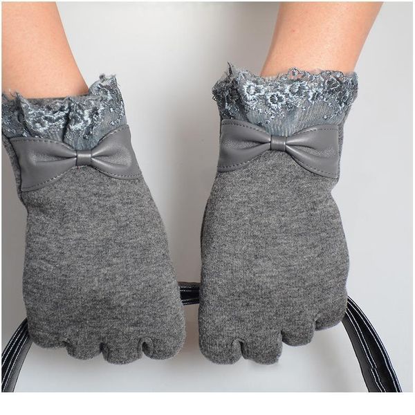 fashion touch screen warm lace gloves women elegant autumn winter long full finger glove mittens bow decoration jlliiy, Black
fashion touch screen warm lace gloves women elegant autumn winter long full finger glove mittens bow decoration jlliiy, Black