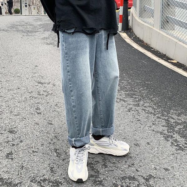 men's jeans 2020 spring and summer new handsome loose solid color hip-hop denim trousers young personality fashion trend men's1, Blue
men's jeans 2020 spring and summer new handsome loose solid color hip-hop denim trousers young personality fashion trend men's1, Blue