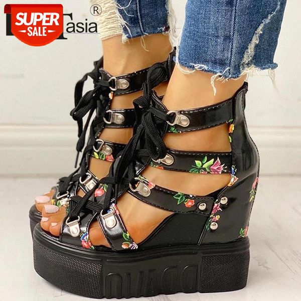 doratasia ins print leisure wedges women's shoes 2019 summer sandals platform shoelaces high heels casual shoes woman #sr61, Black
doratasia ins print leisure wedges women's shoes 2019 summer sandals platform shoelaces high heels casual shoes woman #sr61, Black