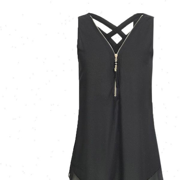 chiffon plus size 5xl summer tank womens tunic zipper v neck sleeveless cross ladies clothes women 2020 haut femme, White
chiffon plus size 5xl summer tank womens tunic zipper v neck sleeveless cross ladies clothes women 2020 haut femme, White