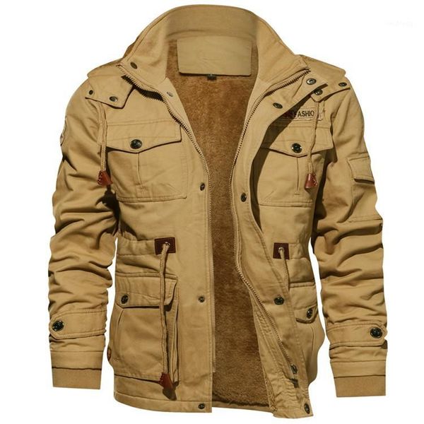 men 's winter fleece jackets warm hooded coat thermal thick outerwear male cotton jacket1, Black
men 's winter fleece jackets warm hooded coat thermal thick outerwear male cotton jacket1, Black