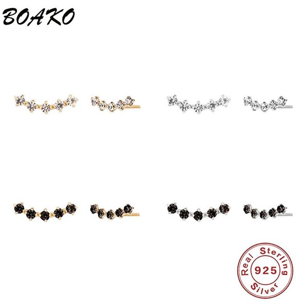 stud boako luxury 925 sterling silver earrings for women 13mm black clear crystal zircon cz arc line shape earring pendiente, Golden;silver
stud boako luxury 925 sterling silver earrings for women 13mm black clear crystal zircon cz arc line shape earring pendiente, Golden;silver