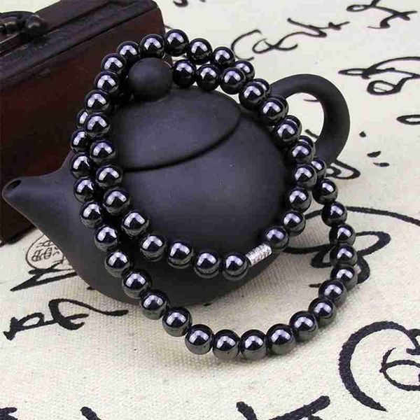 black choker vintage magnetic hematite beaded energy healing therapy healthy necklace for men and women bead dia.6mm/8mm, Golden;silver
black choker vintage magnetic hematite beaded energy healing therapy healthy necklace for men and women bead dia.6mm/8mm, Golden;silver