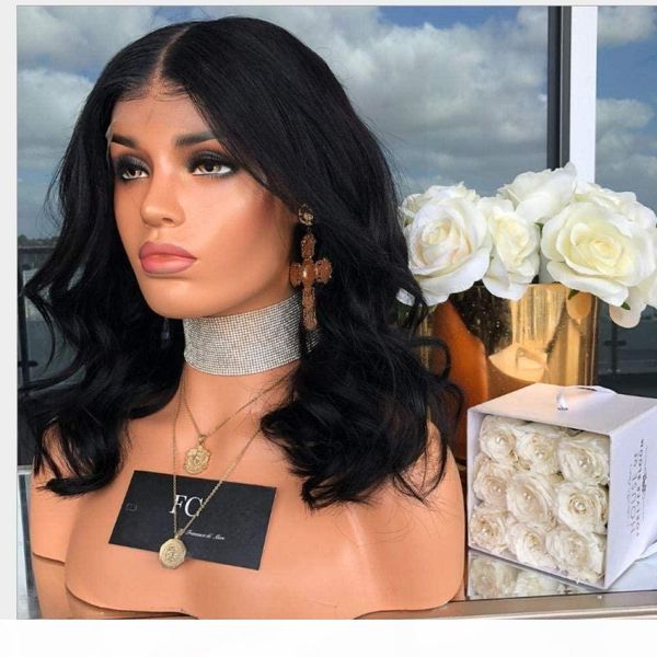 short bob cut lace wig human hair bob with middle part lace front wigs for black women, Black;brown
short bob cut lace wig human hair bob with middle part lace front wigs for black women, Black;brown