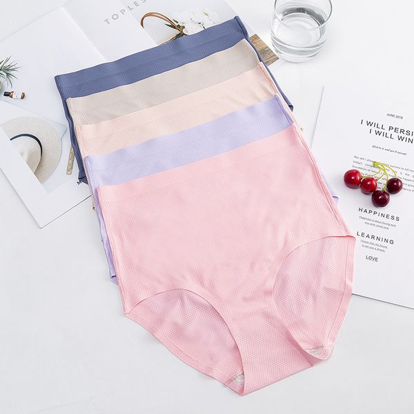 new high waist ice silk underwear womens air hole seamless one piece comfortable hip lifting womens underwear, Black;pink
new high waist ice silk underwear womens air hole seamless one piece comfortable hip lifting womens underwear, Black;pink