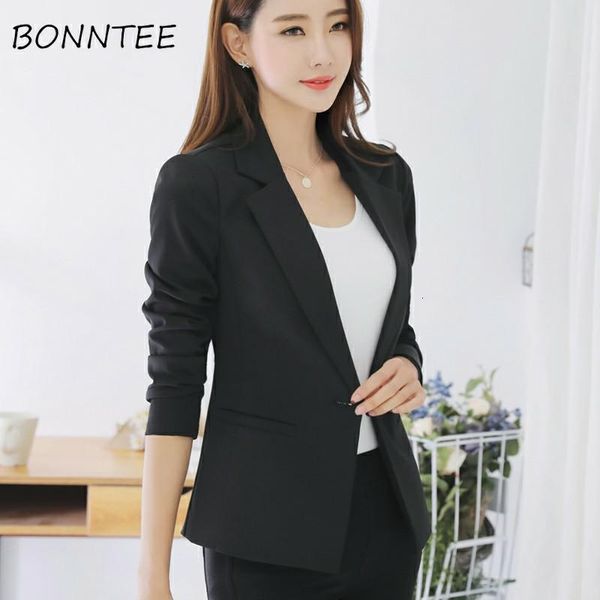 blazers women solid slim single button elegant long sleeve fashion office ladies korean style pockets coat womens outwear soft, White;black
blazers women solid slim single button elegant long sleeve fashion office ladies korean style pockets coat womens outwear soft, White;black