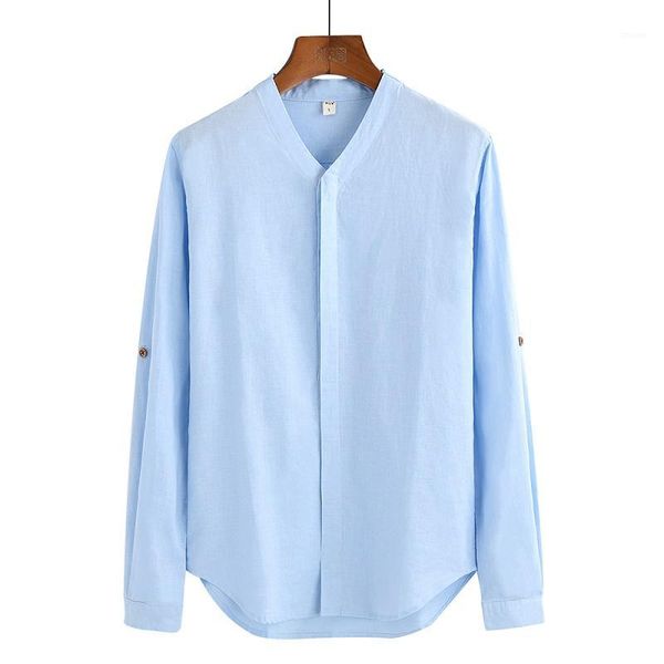 2020 summer new long sleeve cotton linen shirt casual fashion breathable solid color shirts y26381, White;black
2020 summer new long sleeve cotton linen shirt casual fashion breathable solid color shirts y26381, White;black