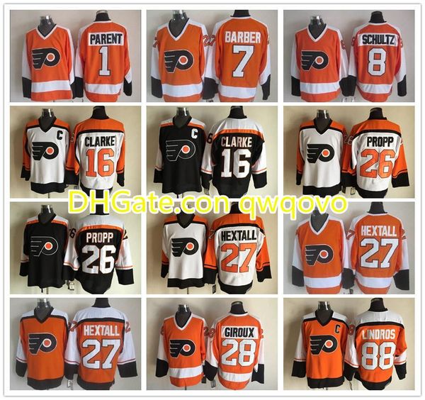philadelphia flyers jersey ccm eric lindros ron hextall bernie parent bill barber dave schultz bobby clarke brian propp claude giroux hockey, Black;red
philadelphia flyers jersey ccm eric lindros ron hextall bernie parent bill barber dave schultz bobby clarke brian propp claude giroux hockey, Black;red