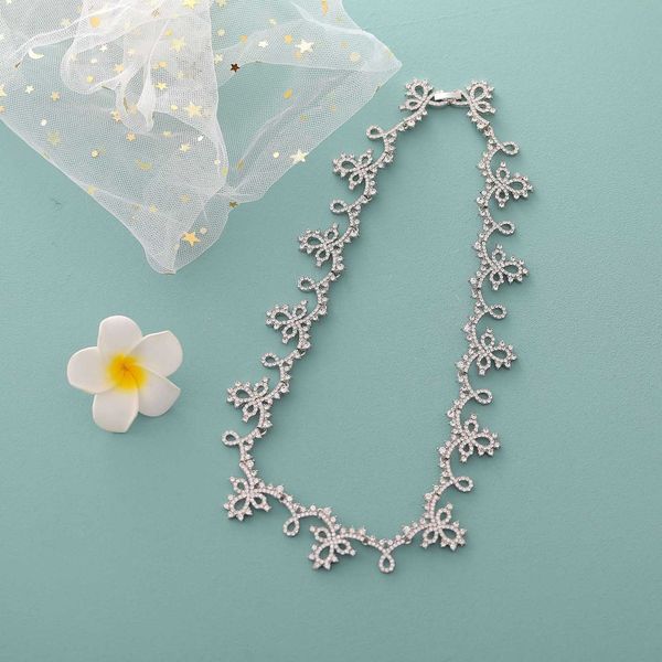 ju jingyi same necklace short sweater chain women's annual meeting accessories bridal wedding dress dinner fairy, Silver
ju jingyi same necklace short sweater chain women's annual meeting accessories bridal wedding dress dinner fairy, Silver