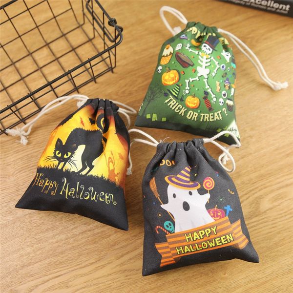 factory pricecanvas kids candy drawstring pumpkin witch cat skull printed pocket happy halloween gift bag
factory pricecanvas kids candy drawstring pumpkin witch cat skull printed pocket happy halloween gift bag