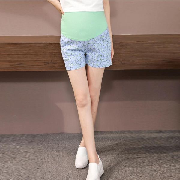 maternity bottoms shorts pregnancy short pants for pregnant women floral small flower cotton summer wear high elastic belly care, White
maternity bottoms shorts pregnancy short pants for pregnant women floral small flower cotton summer wear high elastic belly care, White