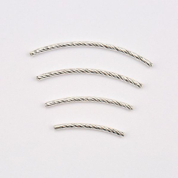 1.5mm 2mm 925 sterling silver connector 1pcs silver spiral curved tube silver long beads for bracelet fashion jewelry making diy bbynbl
1.5mm 2mm 925 sterling silver connector 1pcs silver spiral curved tube silver long beads for bracelet fashion jewelry making diy bbynbl