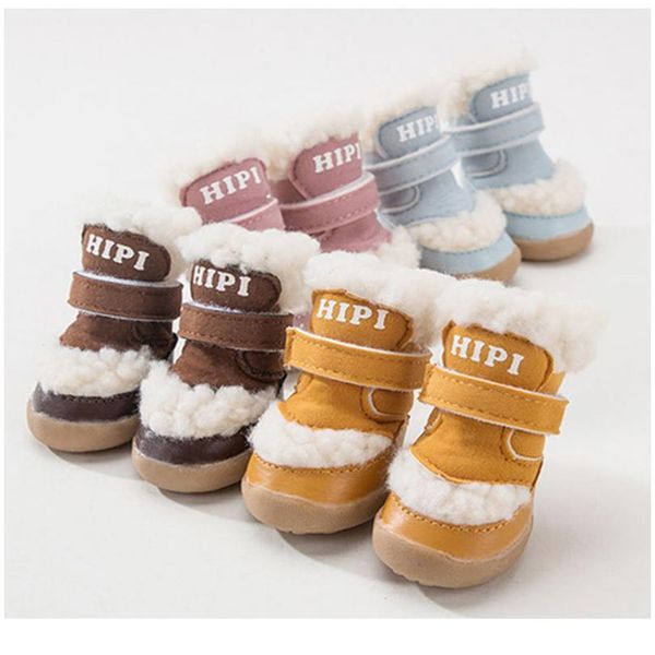 4pcs/set winter warm anti-slip pet shoes deerskin for small dogs cats chihuahua yorkie thick dog boo bbynqv
4pcs/set winter warm anti-slip pet shoes deerskin for small dogs cats chihuahua yorkie thick dog boo bbynqv